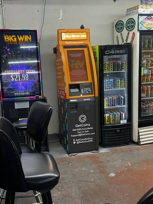 GetCoins - Bitcoin ATM - inside of Farmer Jack Market